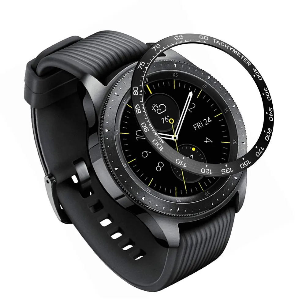 Novo metal moldura anel casos para samsung galaxy assista 42mm liga anti risco estilo quadro caso capa para samsung engrenagem s2 SM-R720