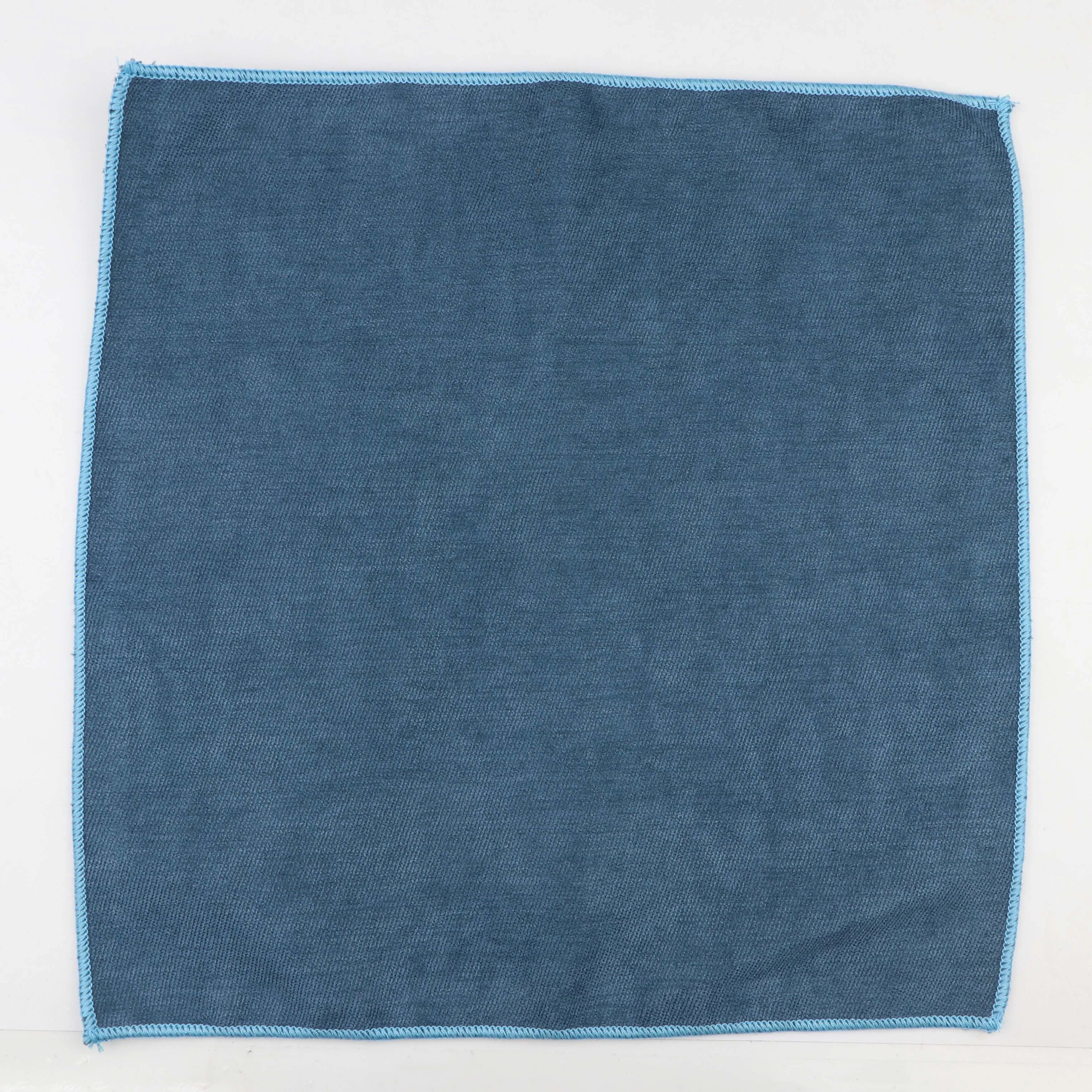 Solido Morbido Microsuede Fazzoletti Tessuto Bianco Rosa Rosso Blu Pocket Piazza Mens Casual Piazza Tasche Fazzoletto Asciugamani