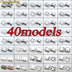 ChengHaoRan 40models for Huawei Lenovo Samsung HTC Nokia Tablet PC etc 5pin 7pin Micro USB jack socket charging port connector