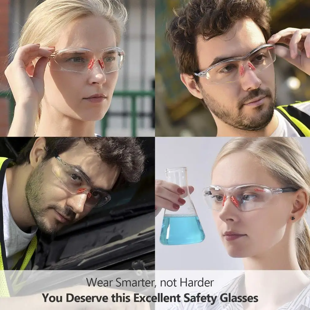SAFEYEAR Safety Glasses Z87+ Lab Work Protective Anti-Fog Seal Eye Protection Goggles Work Glasses Anti-Scratch