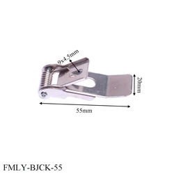 10Pieces/lot led panel lamps fixing spring Clamp downlight fixing spring clips with 60-70mm metal bracket for recessed lights