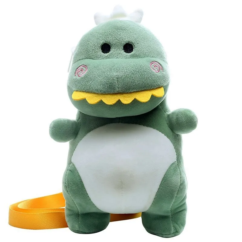 Mini peluche zaini dinosauro cartone animato carino borsa a tracolla asilo bambino bambini zainetto cellulare zaino regalo bambini