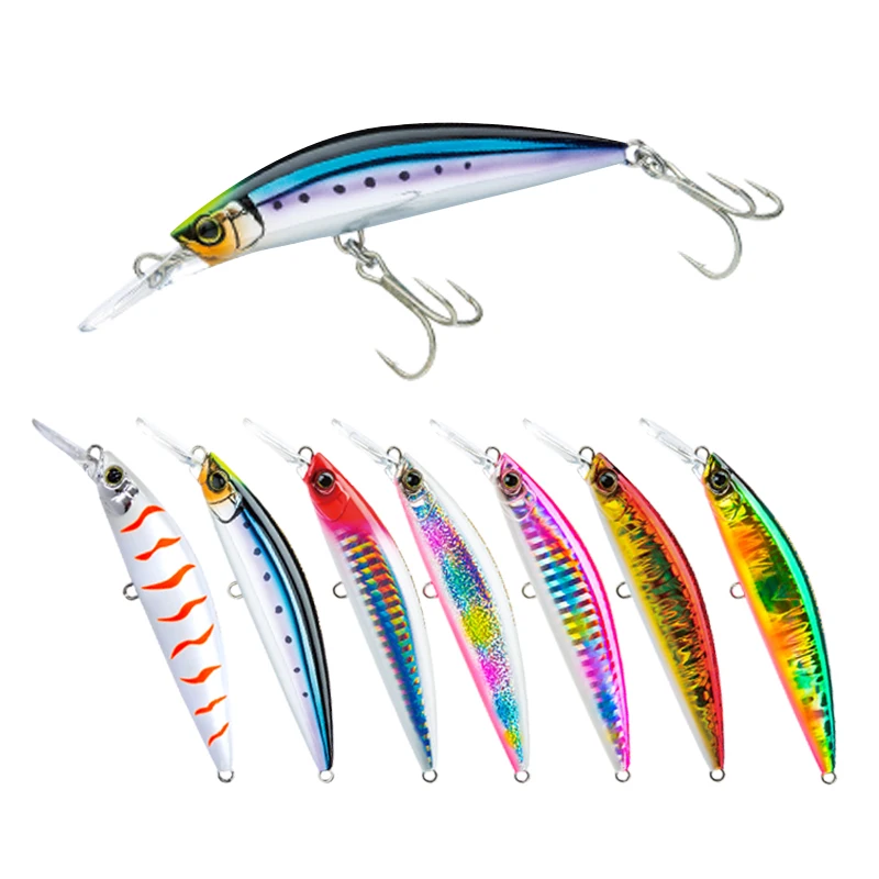 1pc 27g 90mm Sinking Minnow Fishing Lure Hard Swimbait