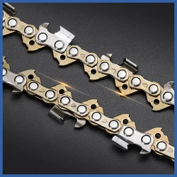 SOLGOO 10 Inch Chainsaw Chain, 1/4LP, 58 Chain Saw Links, High Strength, Used For Cutting Wood