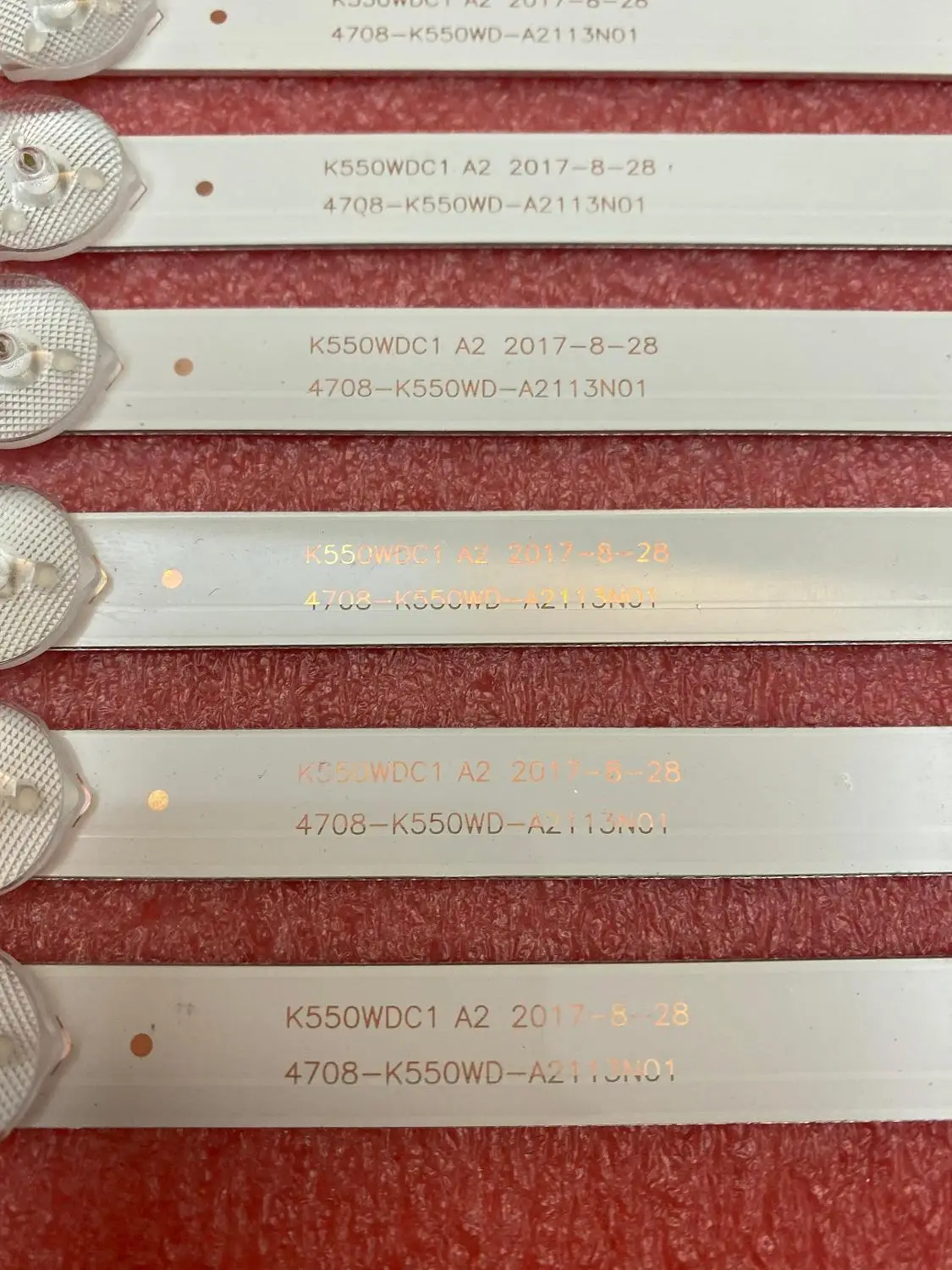 LED strip 5LED/6LED for K550WDC1 A2 A4 55PUF6263 55PUF6052 55PUF6092 U55S870VKE 55U750TS 55PUF6022 55PUT6002