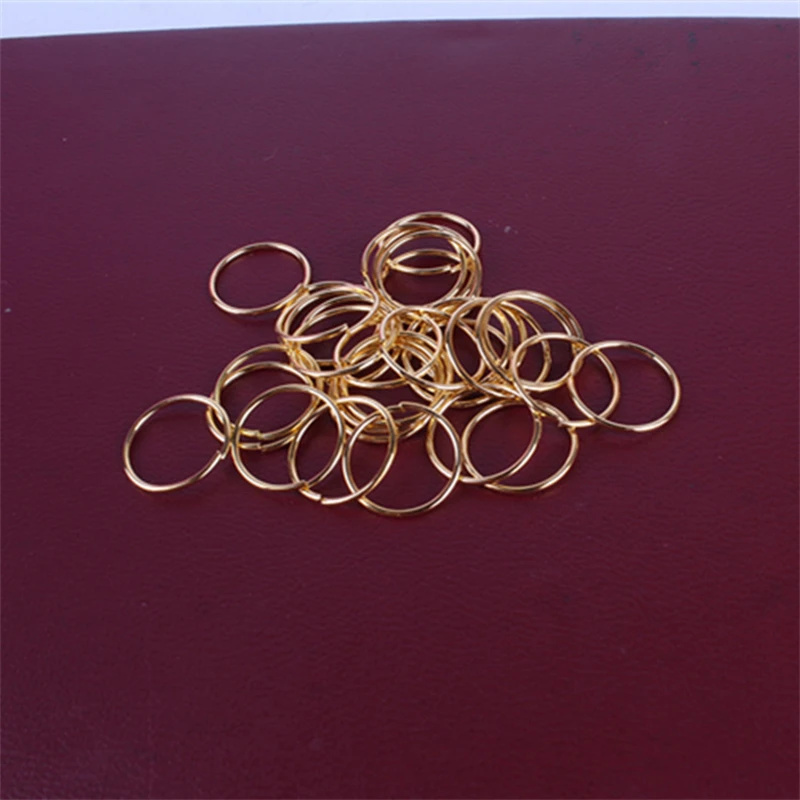 100pcs 14mm Hair Braid Rings Accessories Clips for Women and Girls Dreadlocks Beads Set Color Gold/Sliver/Deep Copper Hair Rings