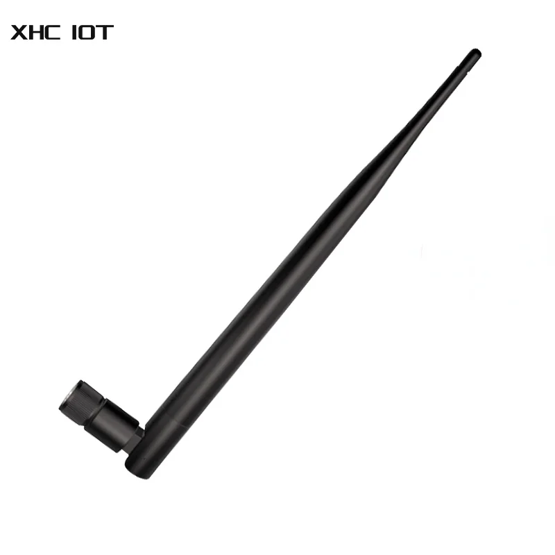 2PCS 2.4/5.8GHz WiFi Antenna Bendable Rubber SMA-J 5dBi 50ohm Omni-directional  Antenna  For DTU Router TXWF-JKS-20 XHCIOT