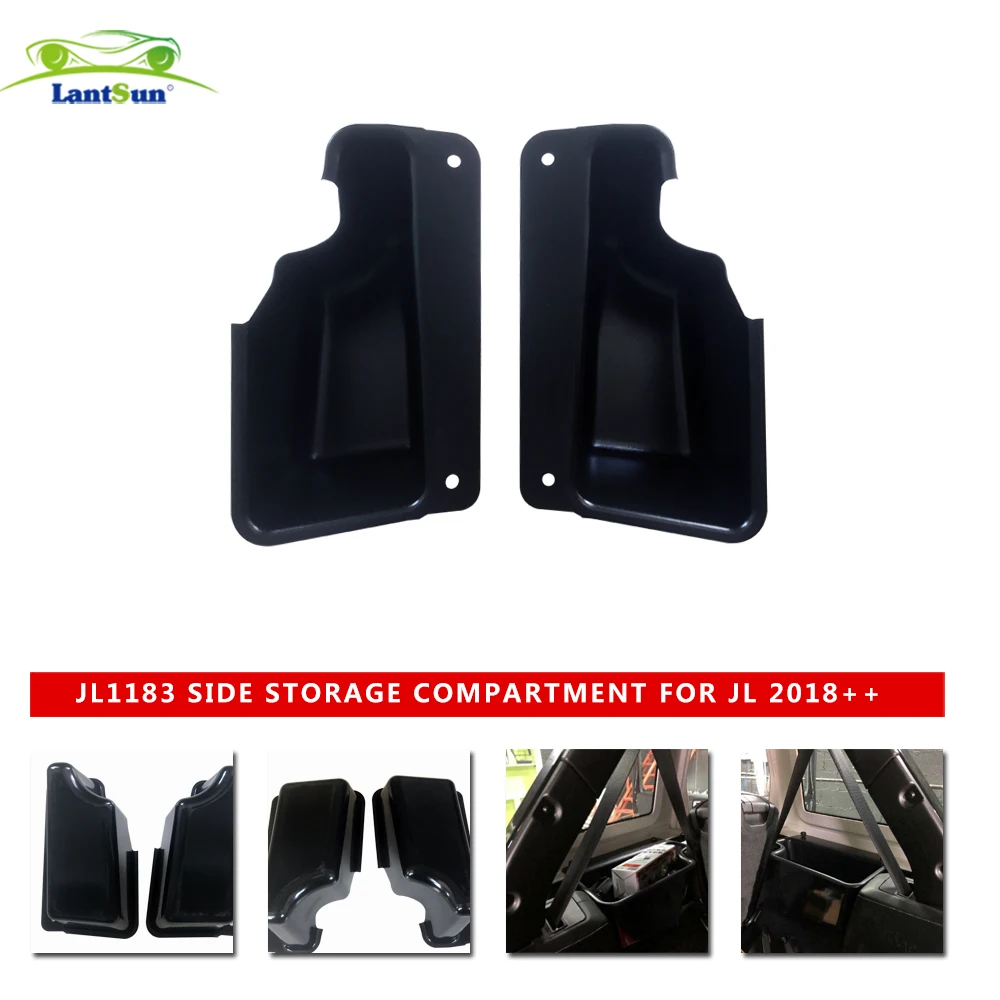 1 pair Abs side storage box tail box side storage compartment for Jeep JL 2018+ JL1183