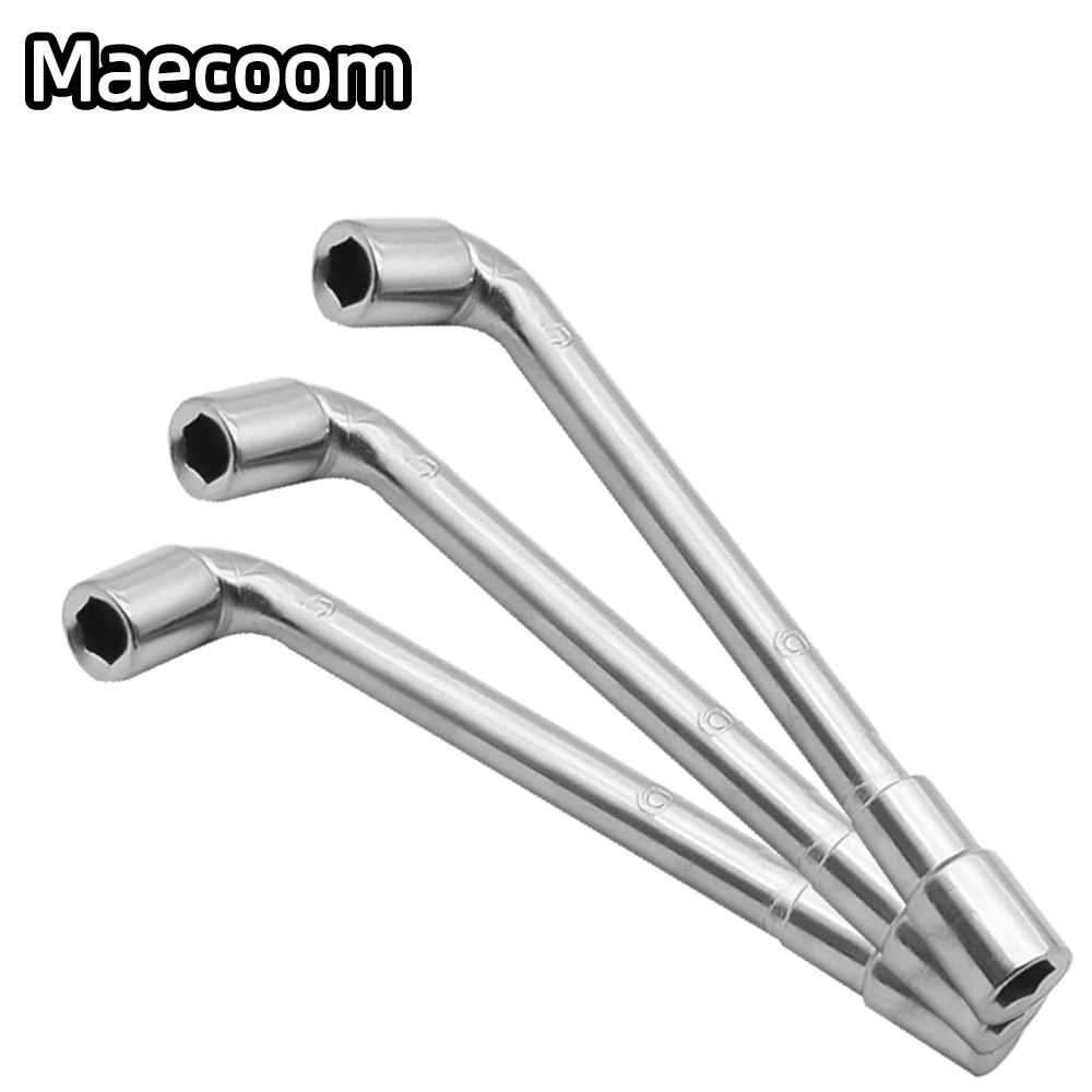 6mm 7mm L-shaped Wrench Hexagonal Wrench Fixing MK8 E3D Nozzle Mini Sleeve Wrench Maintenance Tools 3D Printer Parts Spanner