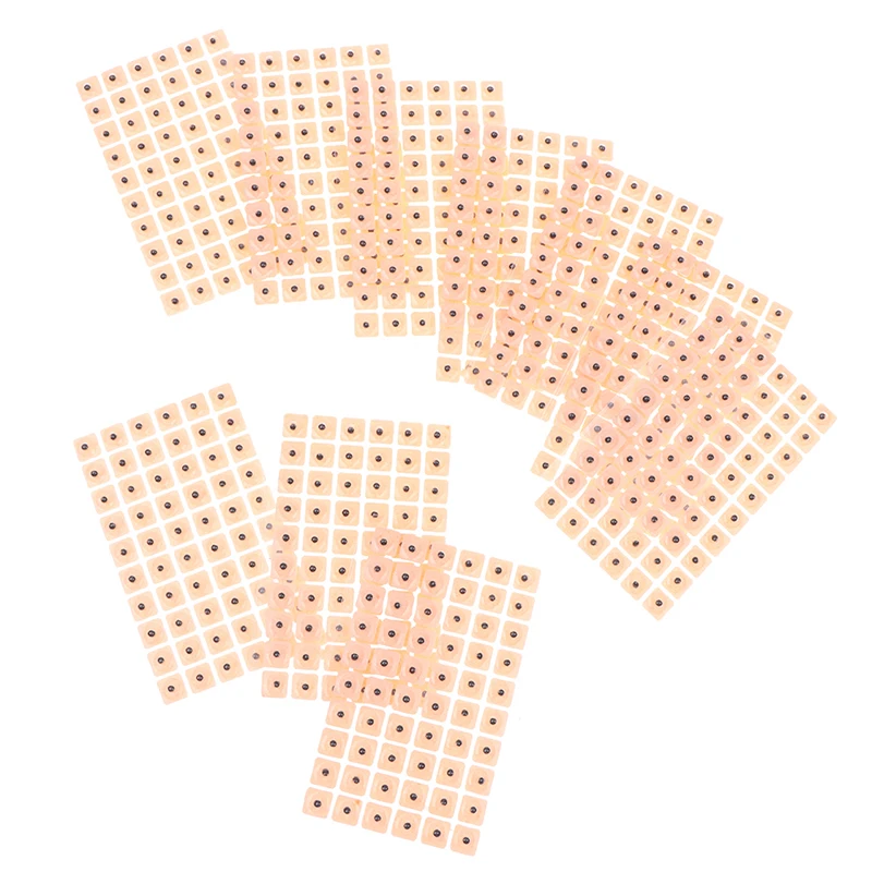 600Pcs Relaxation Therapy Needle Patch Ears Stickers Auricular Auriculotherapy Vaccaria Ear Massage Care Sticker