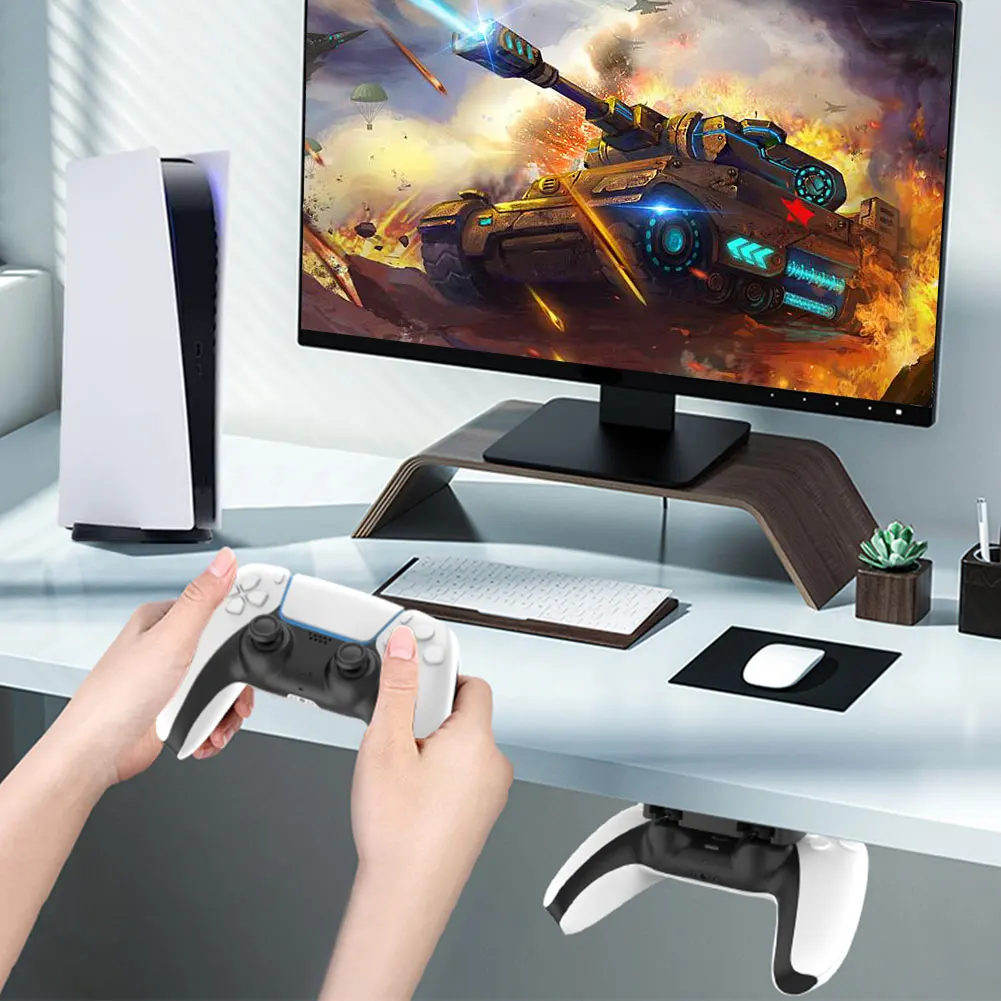 Staffa appendiabiti per Controller PS5 PS4 supporto portaoggetti supporto per gancio per Gamepad accessori per giochi Rack di stoccaggio in ABS