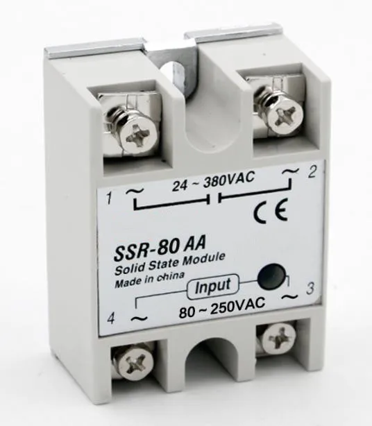 

10PCS SSR-80AA Single-Phase Solid State Relay 80A AC control AC SSR80AA