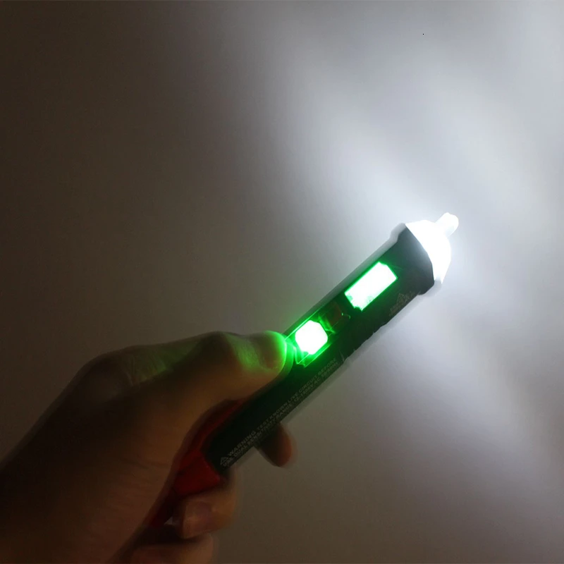 Digital 12-1000V AC Voltage Detectors Non-Contact Tester Pencil Voltmeter Intelligent Alarm Meter Auto Volt Current Electric