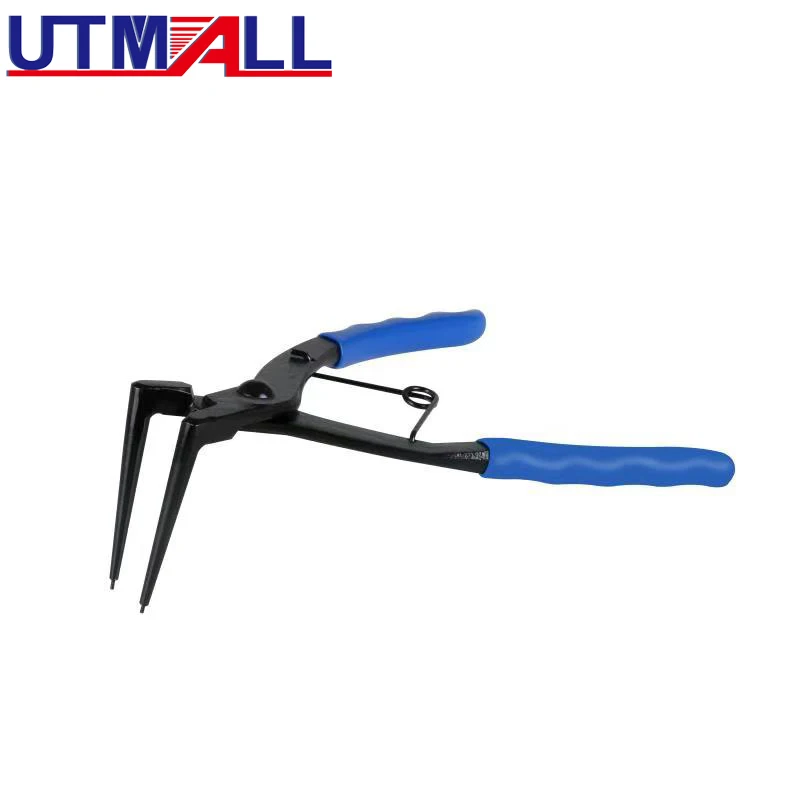 Utmallプライヤーサークリップスナップリンググリッププライヤー50 mmロングノーズ1.2 mm90度オートバイトラック用曲げ