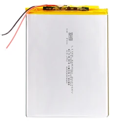 =3.7 V tablet battery 6000mah 3595130 large capacity  each brand  universal rechargeable lithium batteries