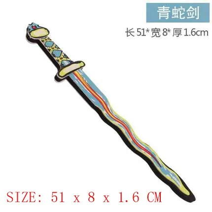 Spada giocattolo gomma morbida spada per bambini giocattolo schiuma ragazzo spada concorso ragazza morbida prestazioni puntelli regalo