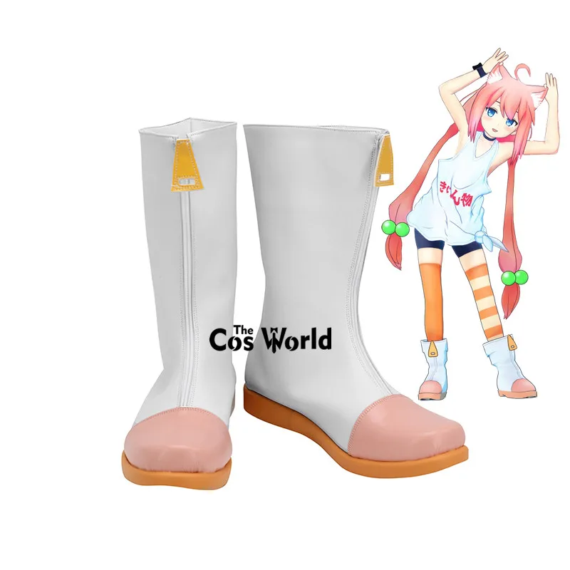 

YouTuber Japanese Virtual VTuber Nekomiya Hinata Customize Cosplay Flat Shoes Boots