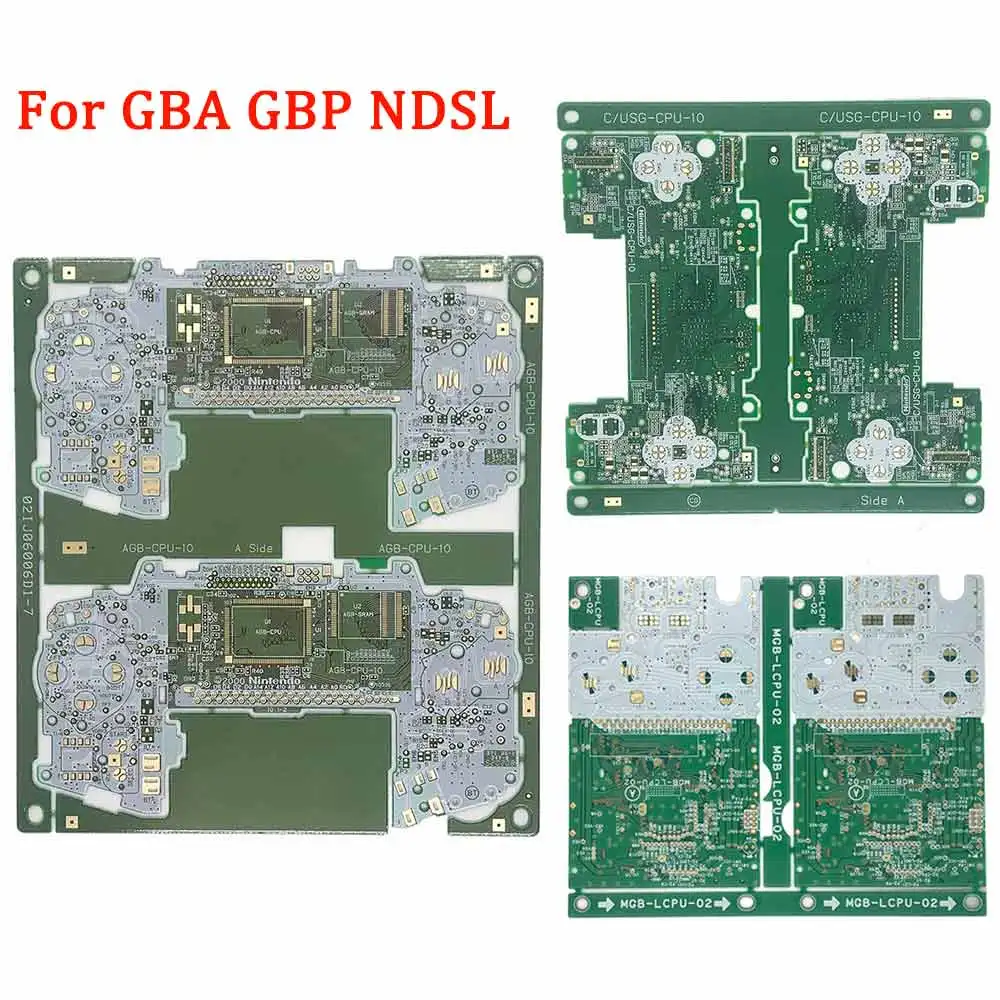 2 em 1 placa-mãe de gba gbp ndsl completamente novo e sem ferrugem placa principal, só tem um alto valor de coleção, não pode acender