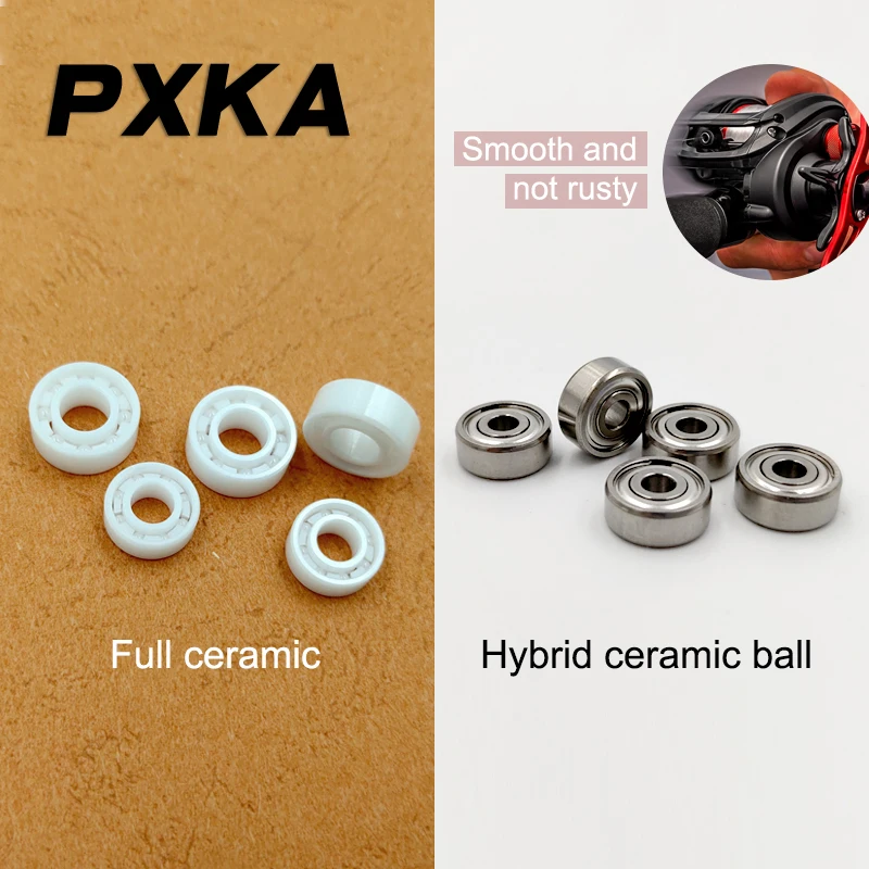 Łożysko koła spinningowego Łożysko rybackie Łożysko ceramiczne MR115 5X11X4mm MR105 5X10X4mm 623 3X10X4mm 693 3X8X4mm MR74 4X7X2.5mm