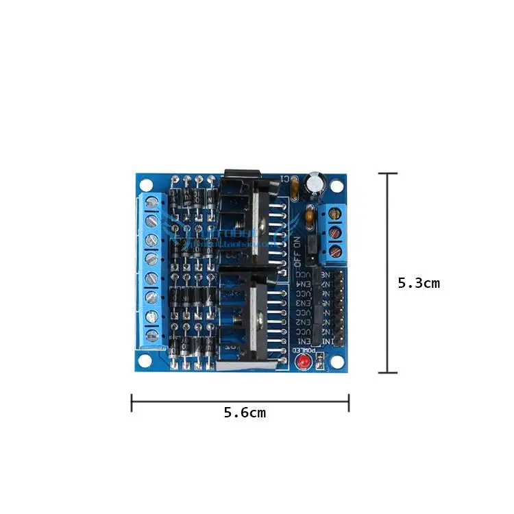 Motor Drive Dual L298N Motor Drive Module H Bridge Drive Board 4-way Drive