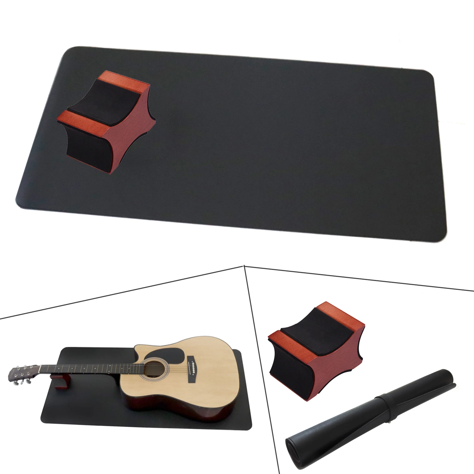 Guitar Neck Rest Support Neck Pillow String Instrument Guitar Work Mat Pad For Guitar Cleaning Luthier Setup Tool