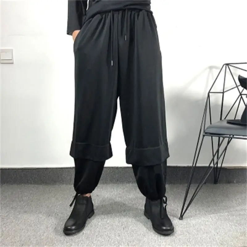 

Men's Harun Pants Spring And Autumn New Dark Department Personality Pants Casual Loose Large Size Pants