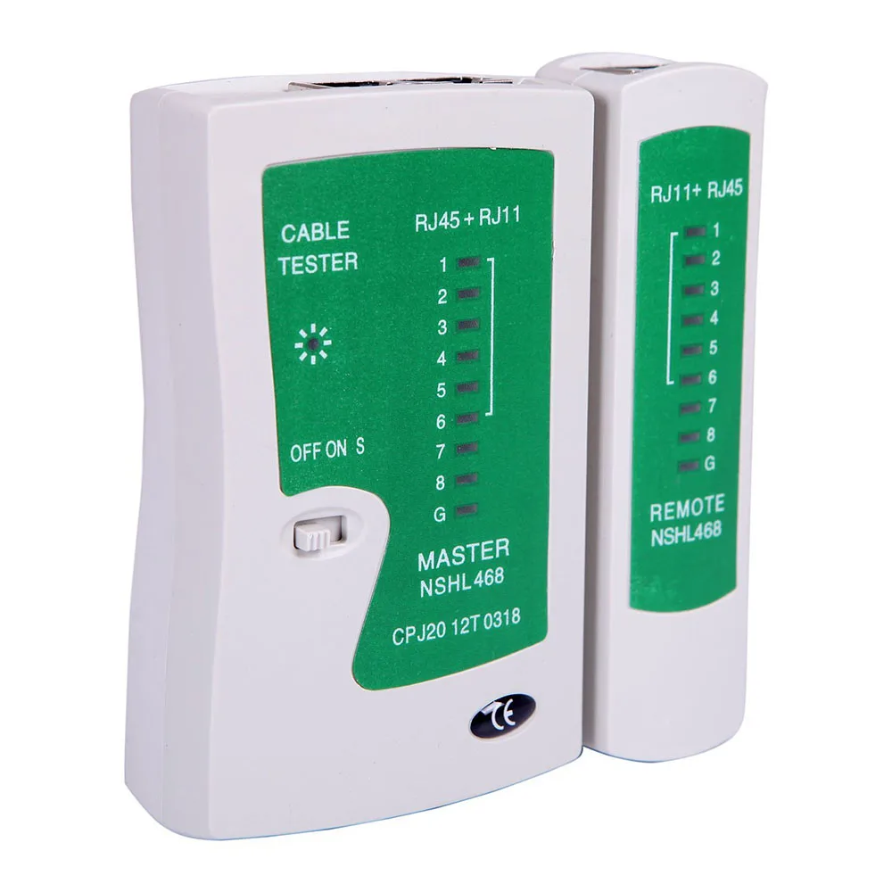 

Professional RJ45 Cable Lan Tester Network Cable Tester RJ45 RJ11 RJ12 CAT5 UTP LAN Cable Tester Networking Tool Network Repair