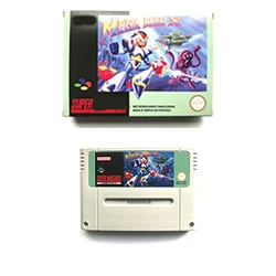 Cartuccia di gioco Mega Man X pal per videogiochi console snes pal