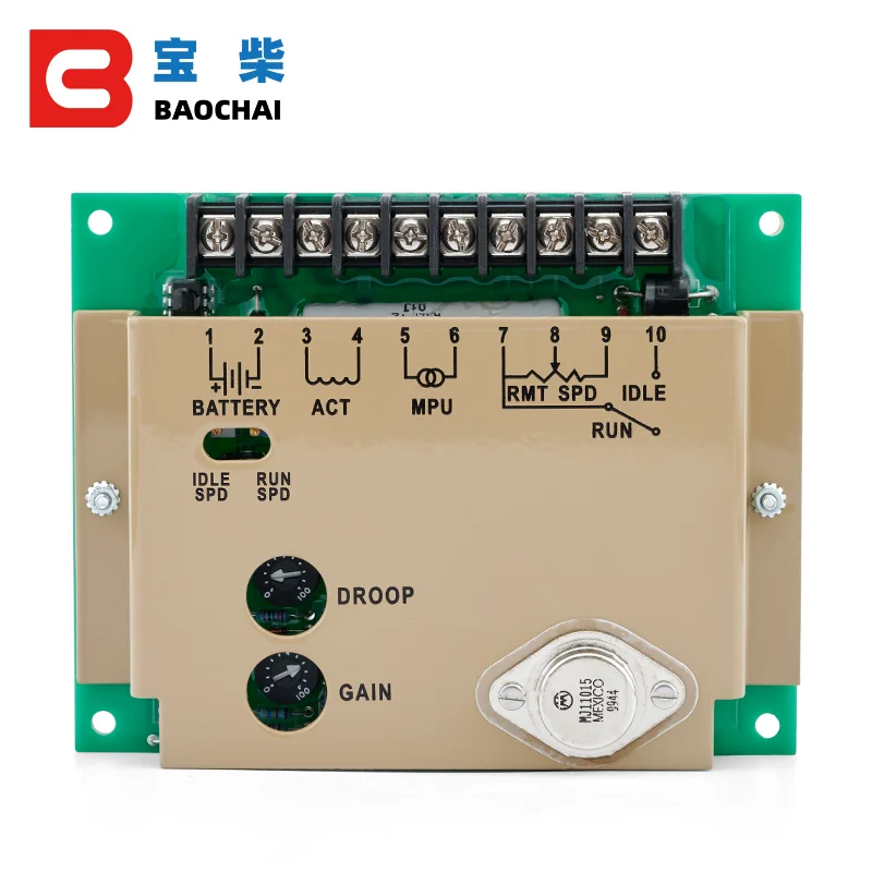 Speed Governor Card Panel Controller 4913988 Replace For Original GTA38 K38 Engine Instrument