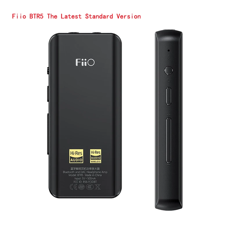 FiiO BTR5 2021 Portable Bluetooth Amplifier ES9219C*2 MQA USB DAC