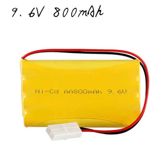 9.6V 700mAh 800mAh 1000mAh 1400mah 1800mAh 2400mAh 2800mAh/3000mah For RC Toy Car Boats AA 9.6V Ni-Cd / Ni-MH Battery Group