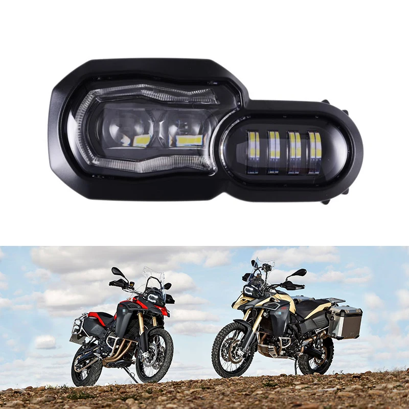 LED Projector Headlight Headlamp Angle eye running light For B MW F700GS F700 F800GS Adv F800 GSA headlight E9 Mark