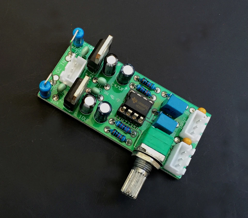 NE5532 pre-board high voltage version (shared power supply with power amplifier board)