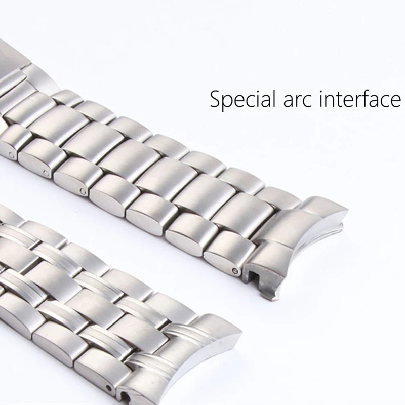 High Quality Watch Band For OMG SEAMASTER 300 600 PLANET OCEAN Solid Stainless Steel wrist Strap Fold Clasp Watch Accessorie