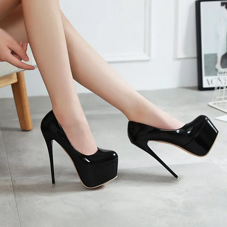 Size 35-42 Sexy Pumps Wedding Women Fetish Shoes High Heel Stripper Pumps 16 Cm Zapatos Mujer Heels for Women Platform Heels