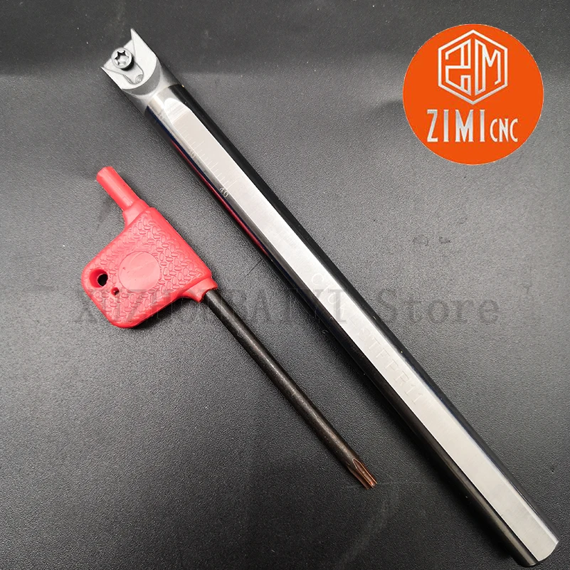 Imagem -06 - Eixo de Perfuração Antivibração Eixo Fino de Giro Pequeno Extendido Furo Interno Cnc C10k C12m Stfpr11 09 C10k