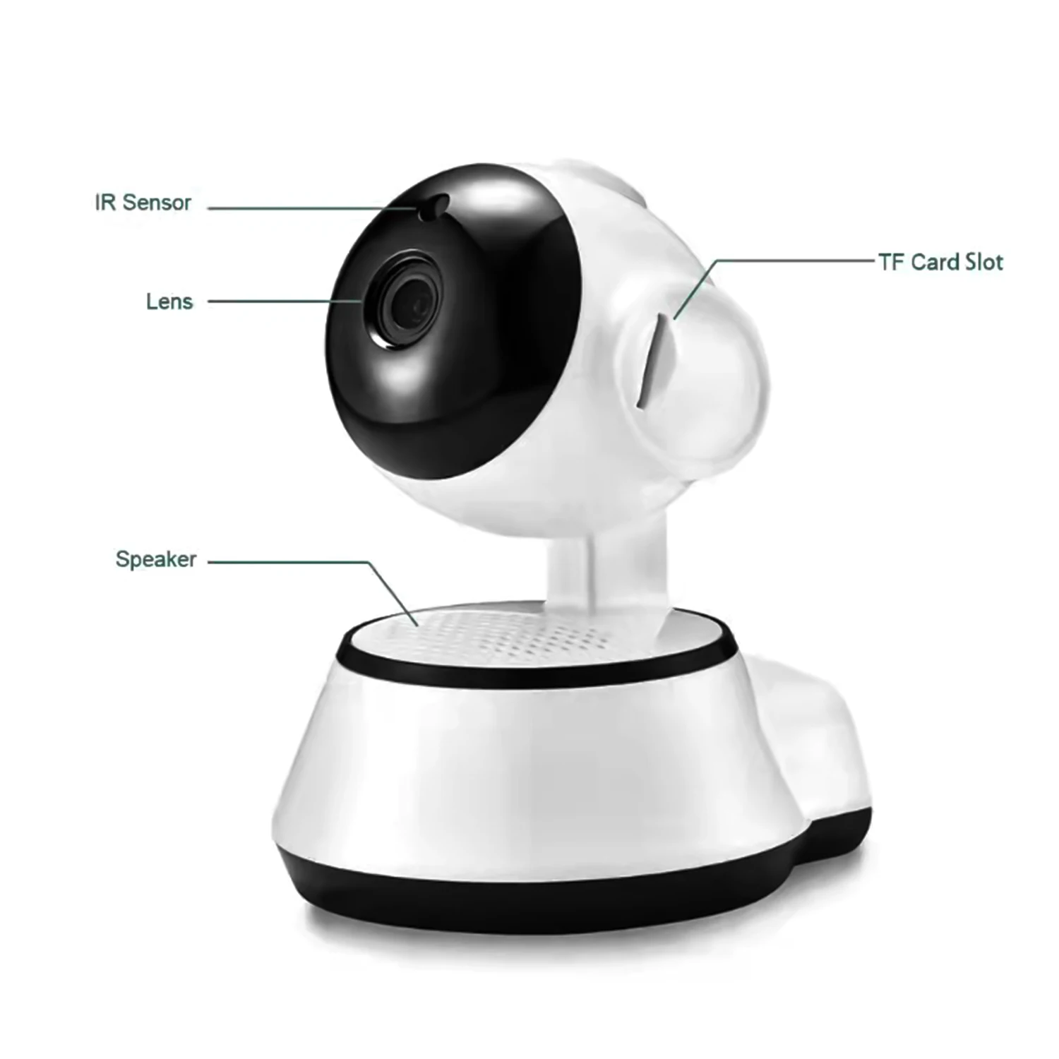 V380 wifi smart 360 panorami camera Dome intelligent wireless camera two-way audio night vision  indoor baby anti-theft monitor