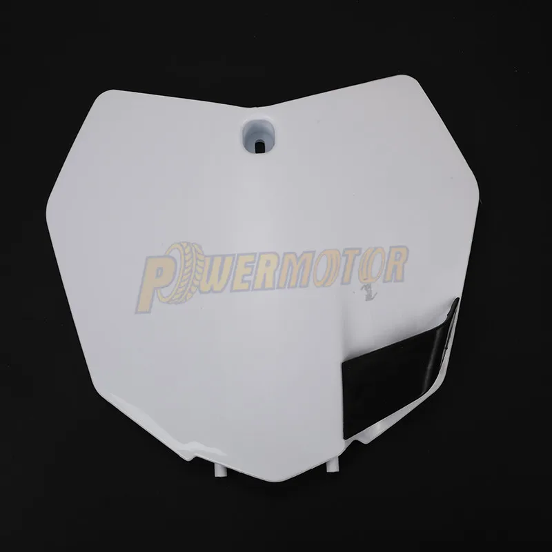 Targa moto nome anteriore in plastica per Pit Dirt Bike Motocross Enduro ATV 2013-15 SX SXF XCF 125 250 350 450