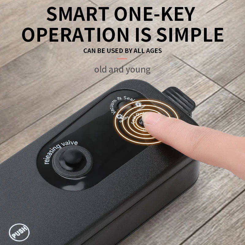 Macchina sottovuoto per uso domestico mini macchina per la conservazione del vuoto per alimenti macchina per l'imballaggio portatile da cucina automatica piccola