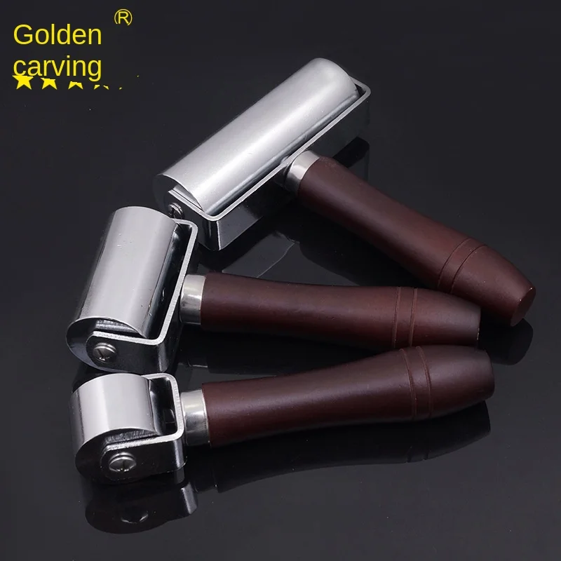 26/60/100mm Leather Glue Edges Laminating Roller Craft DIY Handmade Crease Tool Leather Craft Roller