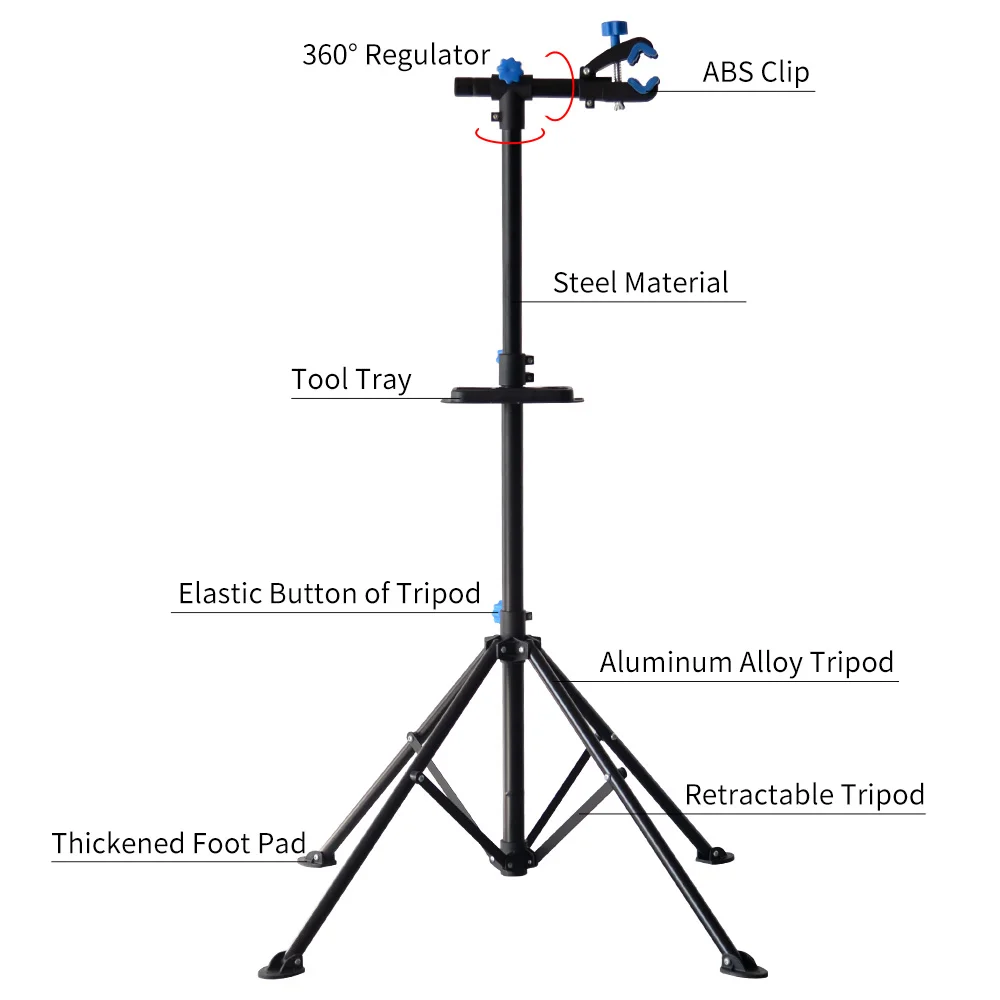 Professional Bicycle Repair Stand Home Portable Bike Mechanics Workstand for MTB Road Bike Bicycle Repair Tools Floor Stand