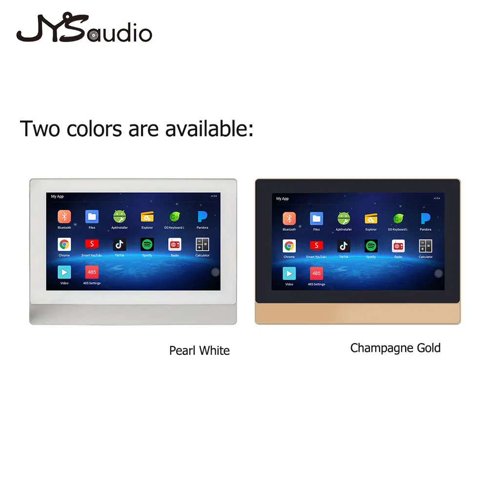 Home Audio Versterker Smart Wifi Bluetooth Versterker 7Inch Touchscreen Android 8 Channel * 20W Ingebouwde Yamaha Amp Voor Residentiële