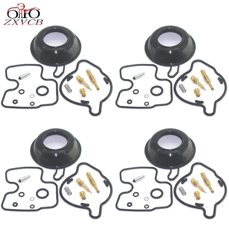 

4set for CB600F2 2000-2002 CB 600 CB600 F2 Motorcycle carburetor repair kit plunger diaphragm rubber