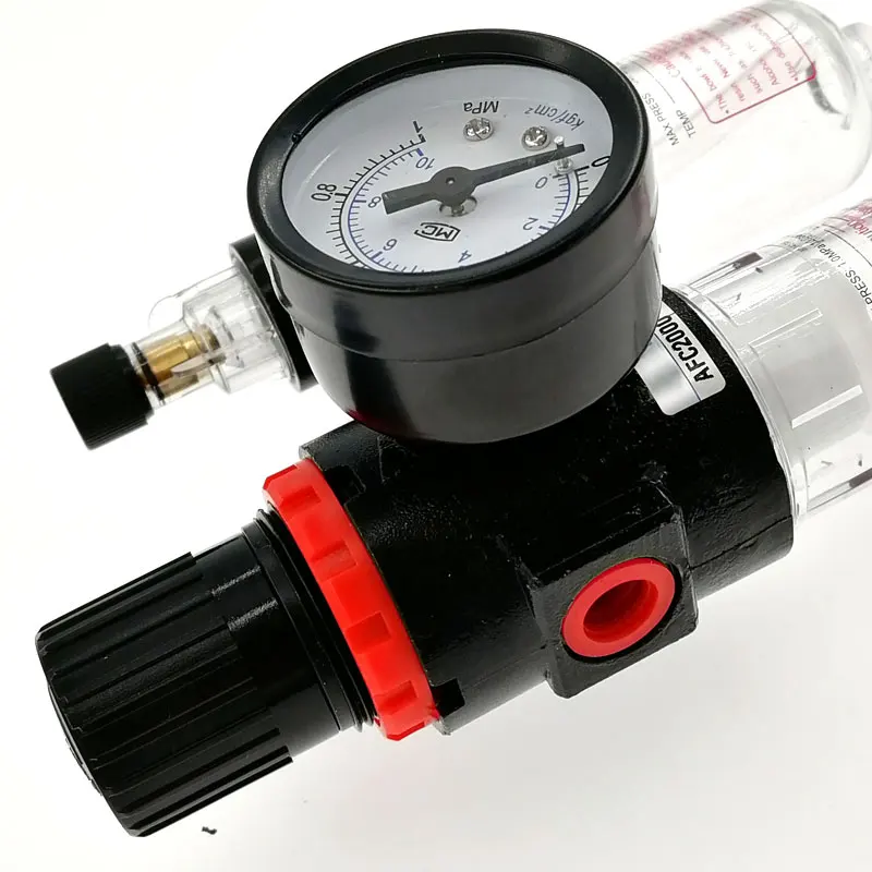 Pneumatic components AFR2000 + AL2000 1/4 AFC2000 air compressor oil water separator filter regulator trap Air source treatmen