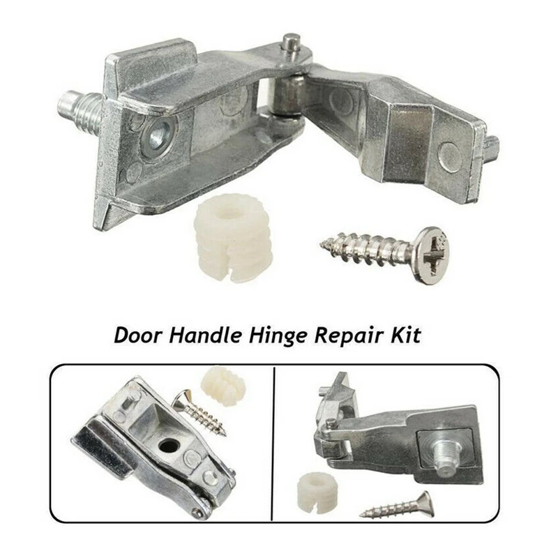 51939041 Car Chrome Metal Outer Door Handle Hinge Repair Kit OS / NS For FIAT 500 51964555