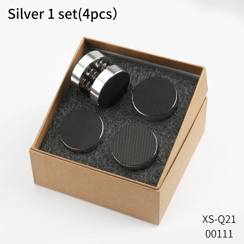 1set HiFi Aluminum Alloy Spring Shock Absorbing Foot Nail Foot Pad CD Player Decoding Speaker Anti-Slip Machine Tripod