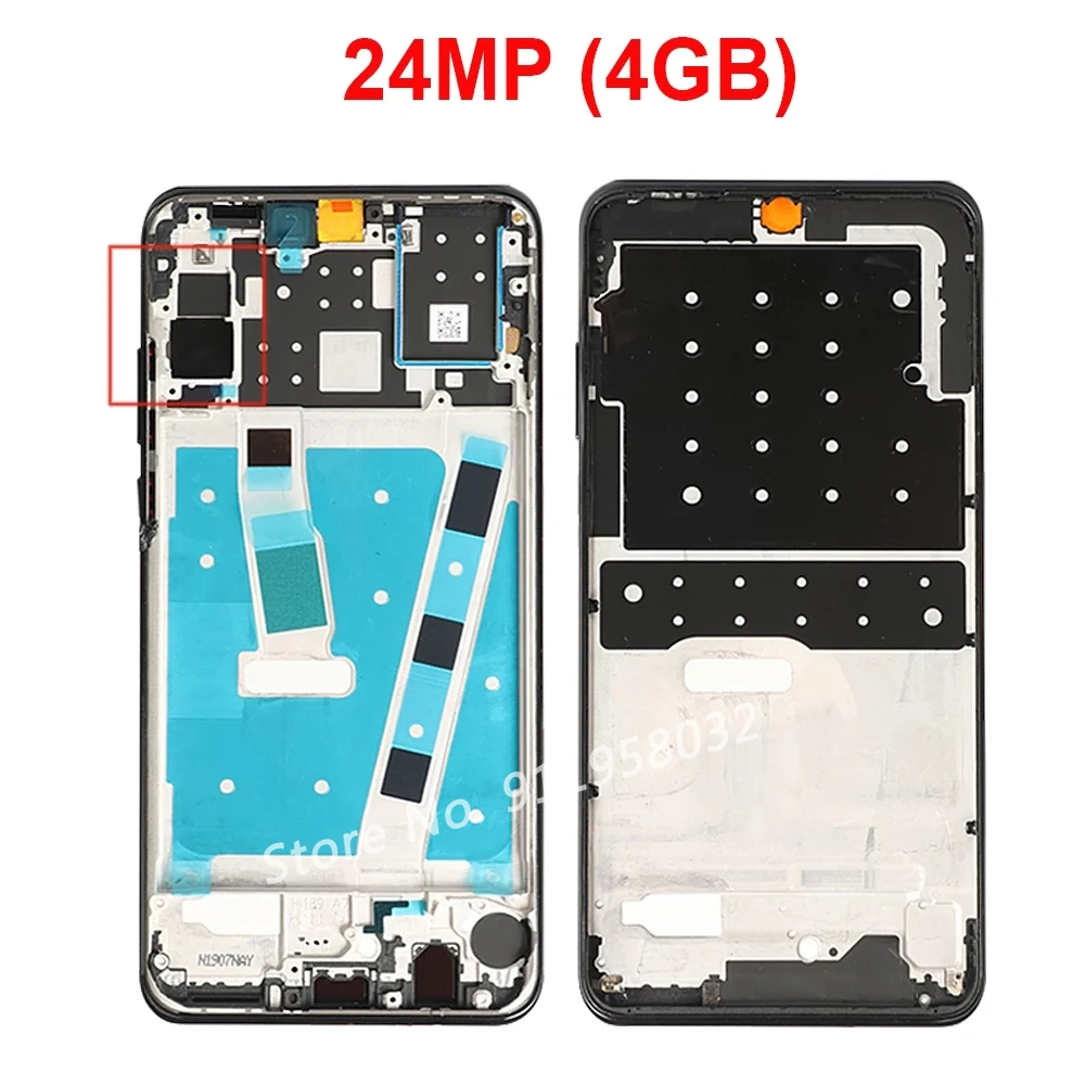 Front Middle Housing Frame For Huawei P30 Lite MAR-LX1 LX2 AL01 LCD Frame Bezel For P30 lite Middle Frame Cover Case Replacement