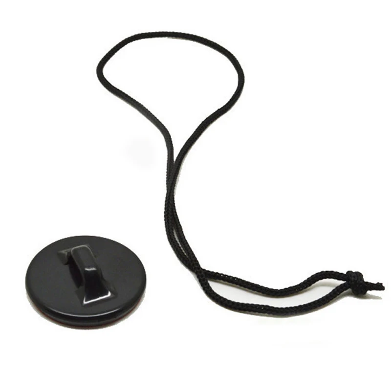 100 Pcs Black Buckle Safety Anti-Drop Insurance Tether Strap+Sticker Helmet Mount For Gopro 1110 9 8 7 6 5 4 Camera Accessories - Image 2