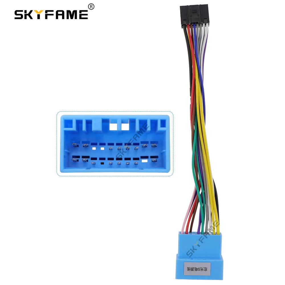 

SKYFAME Car 16pin Wire Harness For SGMW WULING Hongguang Rongguang VS Sunshine CHEVROLET Epica Power Cable