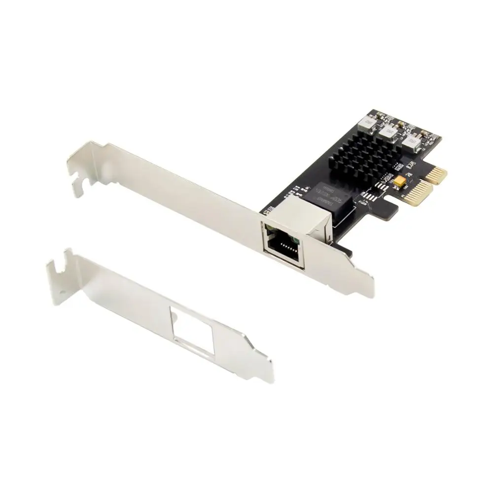 

1 Порты и разъёмы внутренний PCI Express чипа REALTEK RTL8125 один Порты и разъёмы rj45 10/100/1000M/2,5G Pcie сетевой адаптер для рабочего стола, 1000 Мбит/с